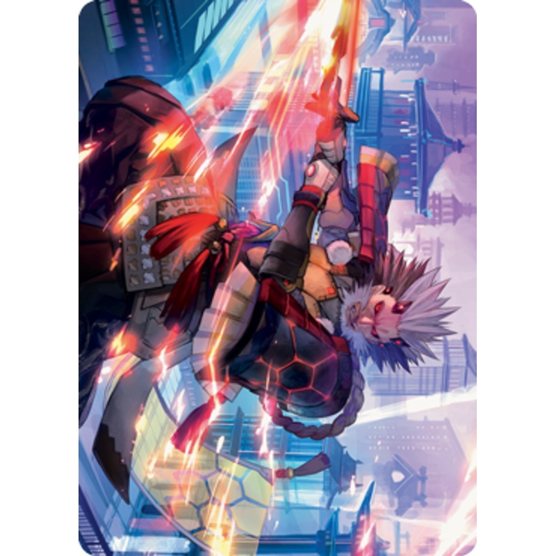 Isshin, Two Heavens as One 2 Art Card [Kamigawa: Neon Dynasty Art Series]