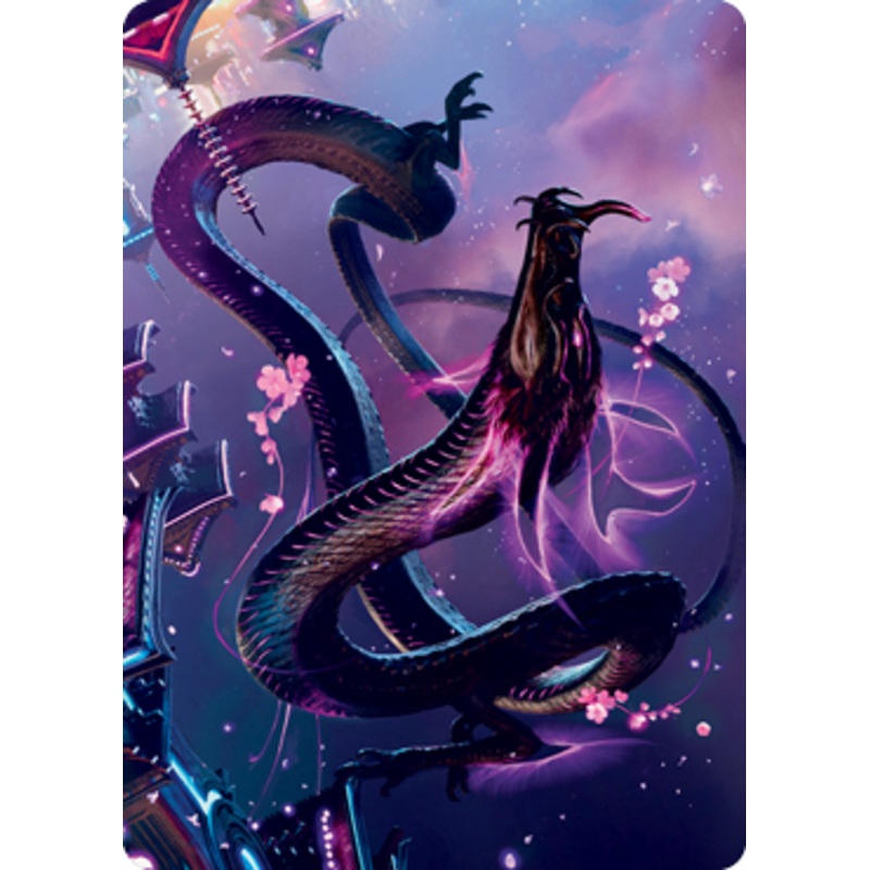 Junji, the Midnight Sky 1 Art Card [Kamigawa: Neon Dynasty Art Series]