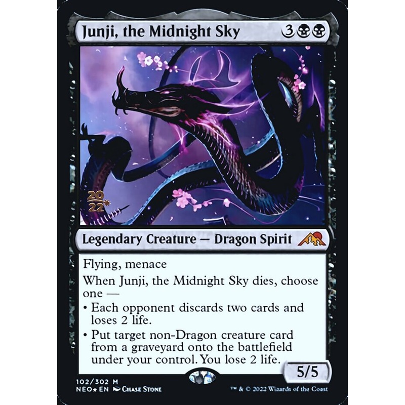 Junji, the Midnight Sky [Kamigawa: Neon Dynasty Prerelease Promos]