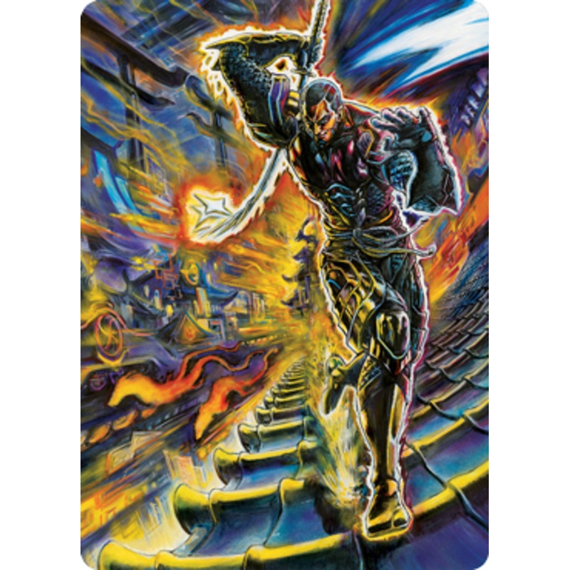 Kaito Shizuki 2 Art Card [Kamigawa: Neon Dynasty Art Series]