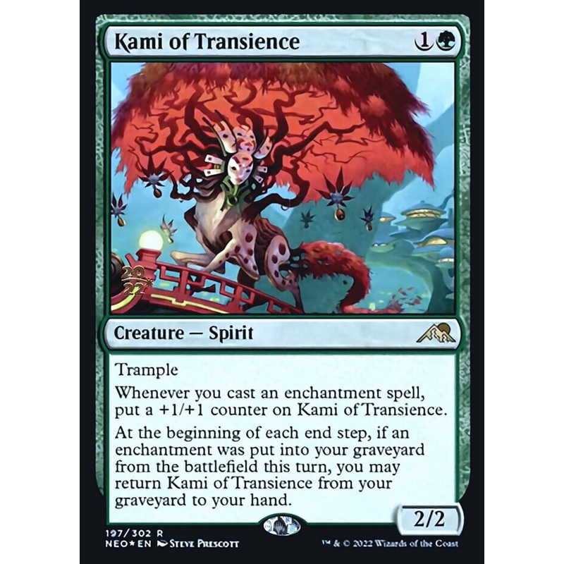 Kami of Transience [Kamigawa: Neon Dynasty Prerelease Promos]
