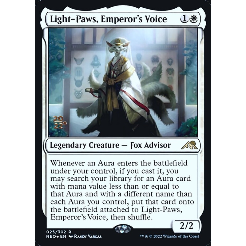 Light-Paws, Emperor's Voice [Kamigawa: Neon Dynasty Prerelease Promos]