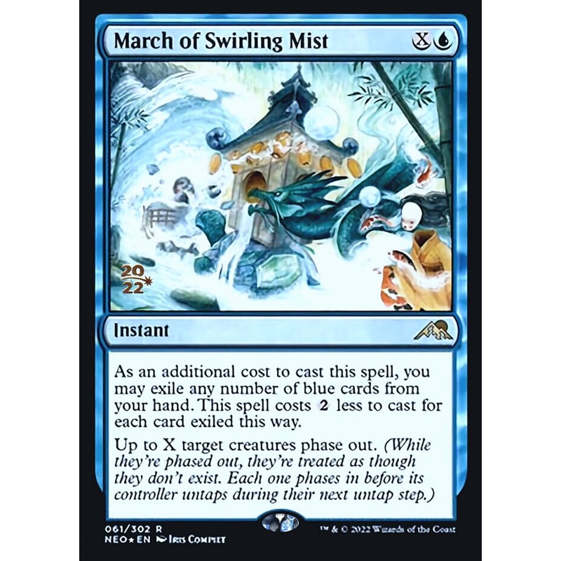 March of Swirling Mist [Kamigawa: Neon Dynasty Prerelease Promos]