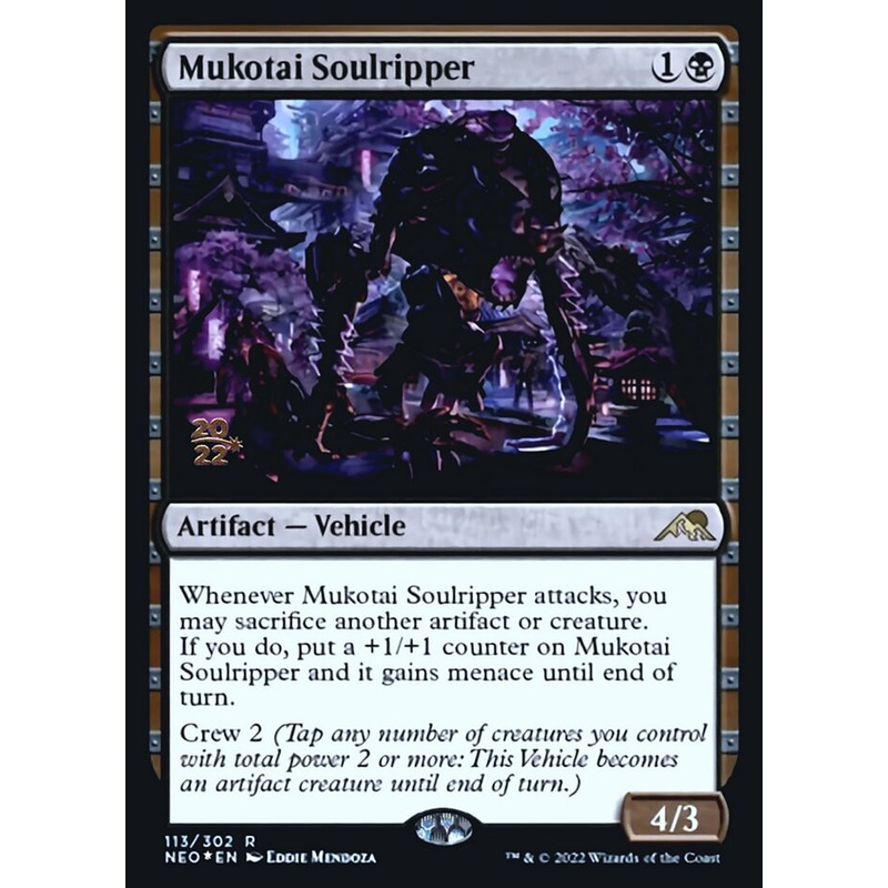 Mukotai Soulripper [Kamigawa: Neon Dynasty Prerelease Promos]