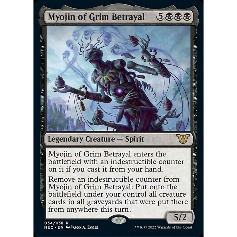 Myojin of Grim Betrayal [Kamigawa: Neon Dynasty Commander]