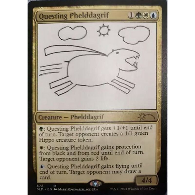 Questing Phelddagrif (672) [Secret Lair Drop Promos]