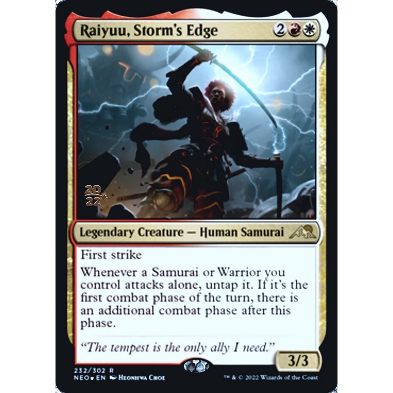 Raiyuu, Storm's Edge [Kamigawa: Neon Dynasty Prerelease Promos]