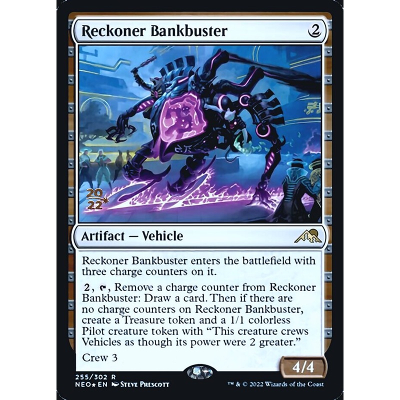 Reckoner Bankbuster [Kamigawa: Neon Dynasty Prerelease Promos]