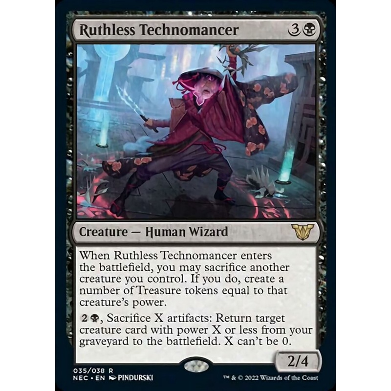 Ruthless Technomancer [Kamigawa: Neon Dynasty Commander]