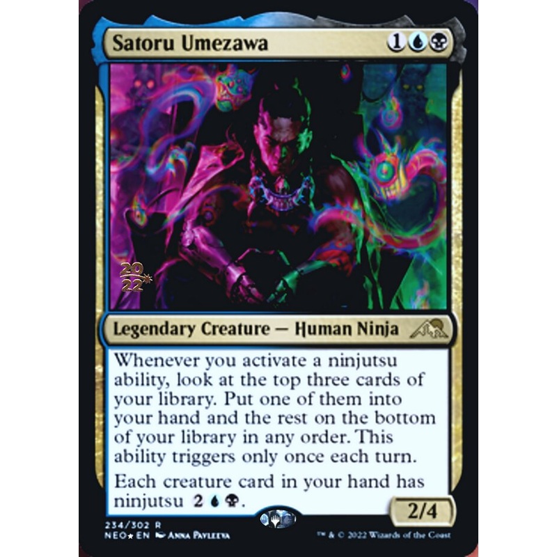 Satoru Umezawa [Kamigawa: Neon Dynasty Prerelease Promos]