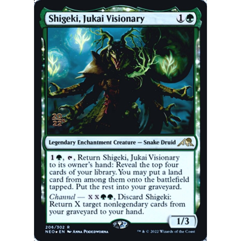 Shigeki, Jukai Visionary [Kamigawa: Neon Dynasty Prerelease Promos]