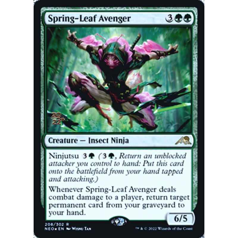 Spring-Leaf Avenger [Kamigawa: Neon Dynasty Prerelease Promos]