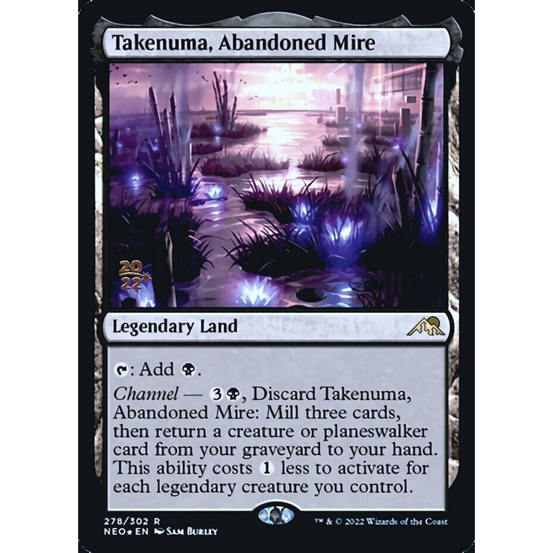 Takenuma, Abandoned Mire [Kamigawa: Neon Dynasty Prerelease Promos]