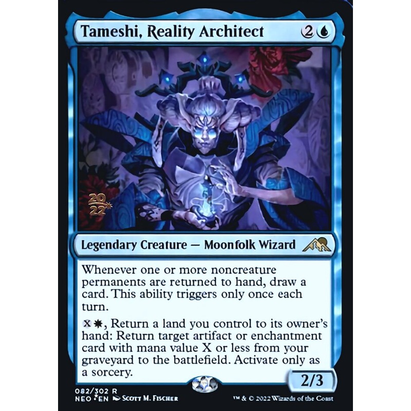 Tameshi, Reality Architect [Kamigawa: Neon Dynasty Prerelease Promos]