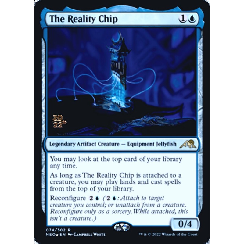 The Reality Chip [Kamigawa: Neon Dynasty Prerelease Promos]