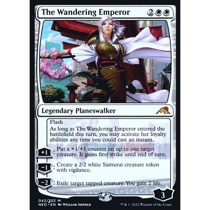 The Wandering Emperor [Kamigawa: Neon Dynasty Prerelease Promos]