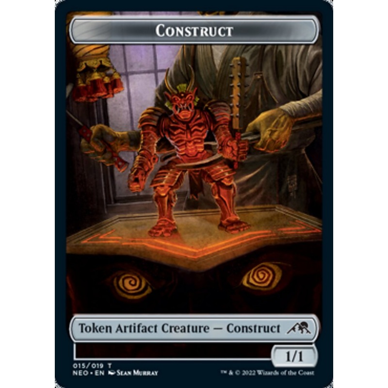 Construct Token (015) [Kamigawa: Neon Dynasty Tokens]