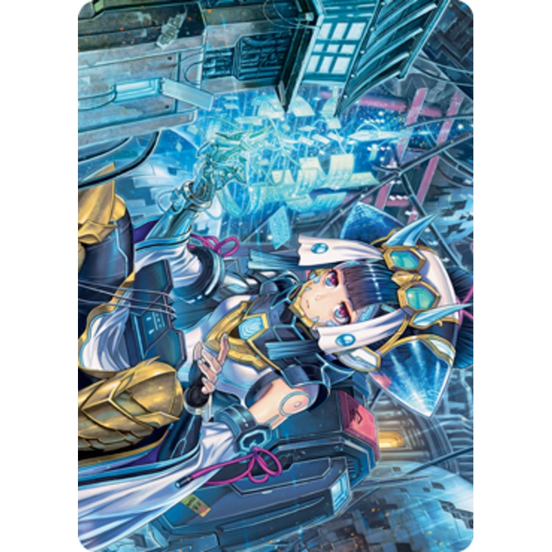Covert Technician Art Card [Kamigawa: Neon Dynasty Art Series]