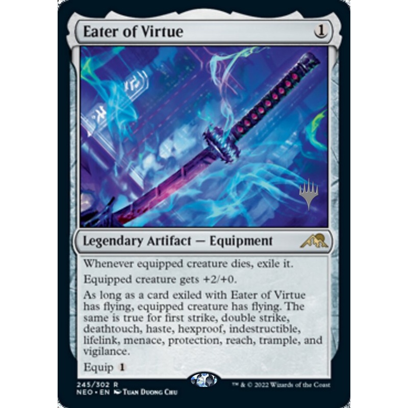 Eater of Virtue (Promo Pack) [Kamigawa: Neon Dynasty Promos]
