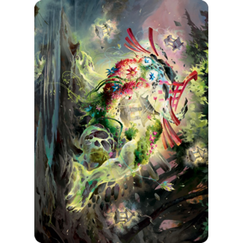 Go-Shintai of Life's Origin Art Card [Kamigawa: Neon Dynasty Art Series]