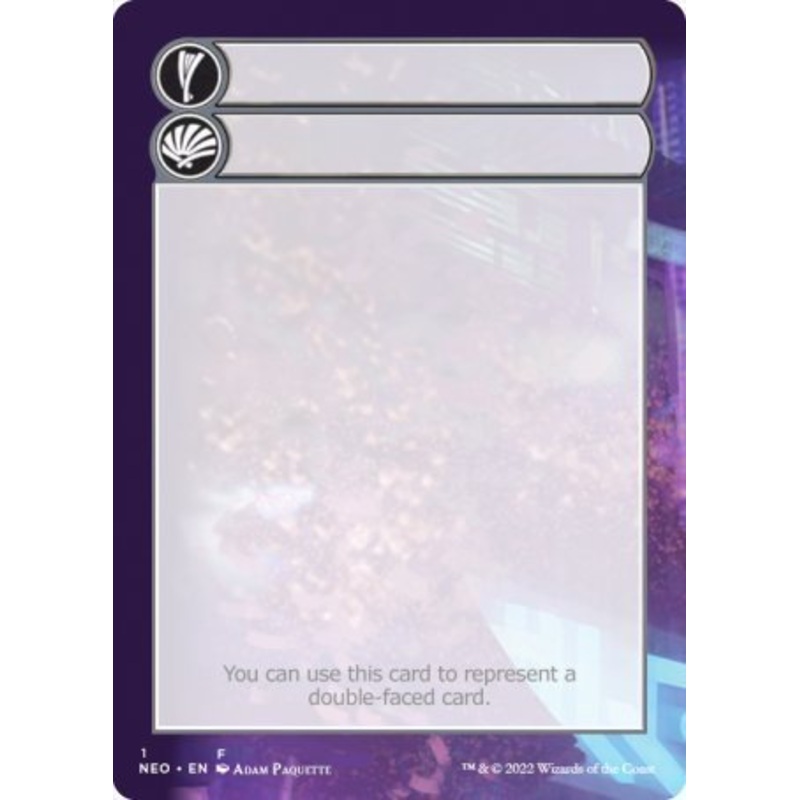 Helper Card (1/9) [Kamigawa: Neon Dynasty Tokens]
