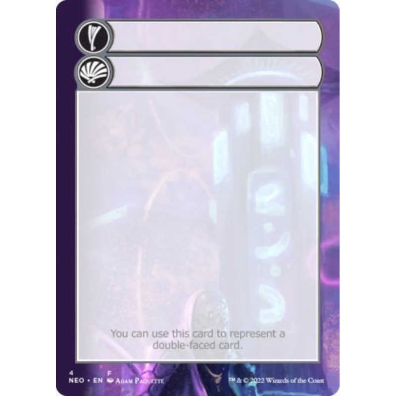 Helper Card (4/9) [Kamigawa: Neon Dynasty Tokens]