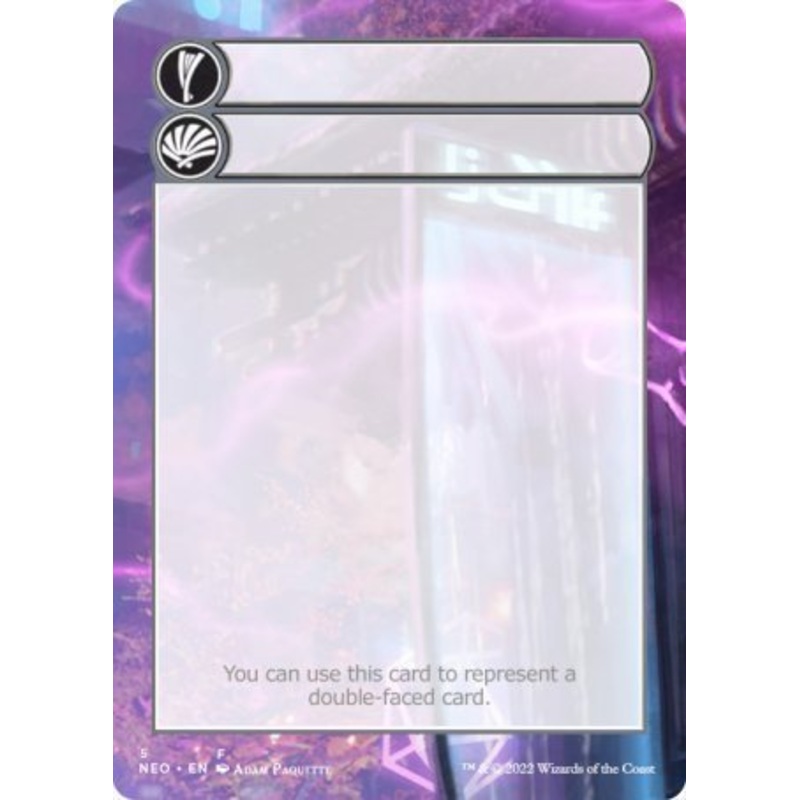 Helper Card (5/9) [Kamigawa: Neon Dynasty Tokens]