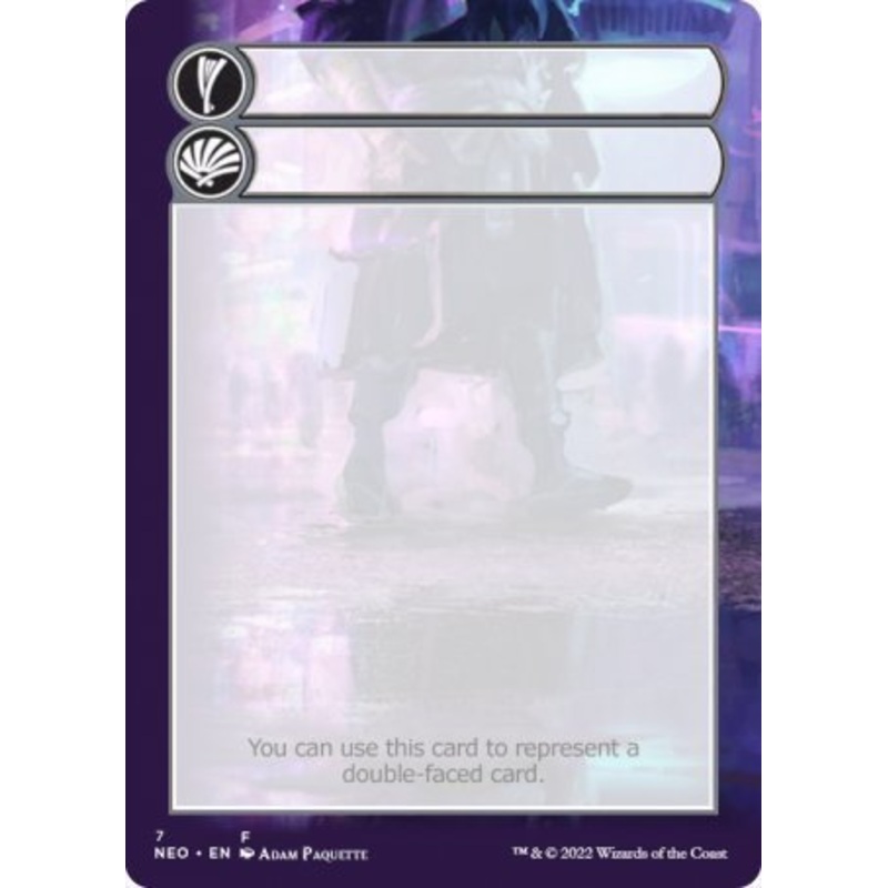 Helper Card (7/9) [Kamigawa: Neon Dynasty Tokens]