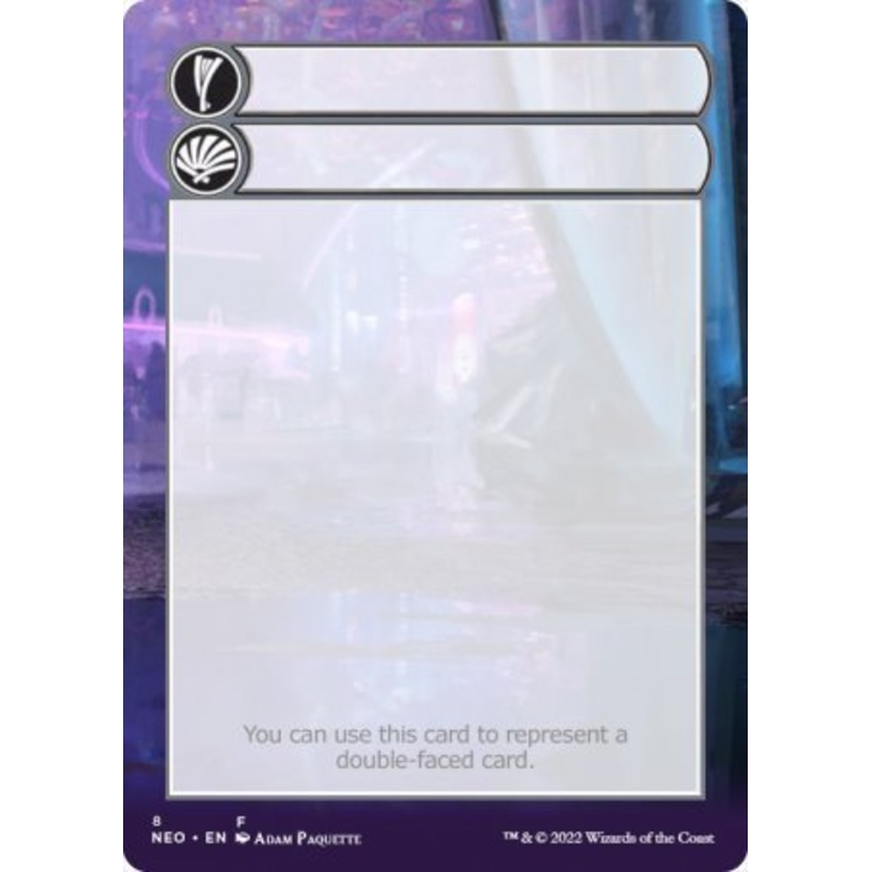 Helper Card (8/9) [Kamigawa: Neon Dynasty Tokens]