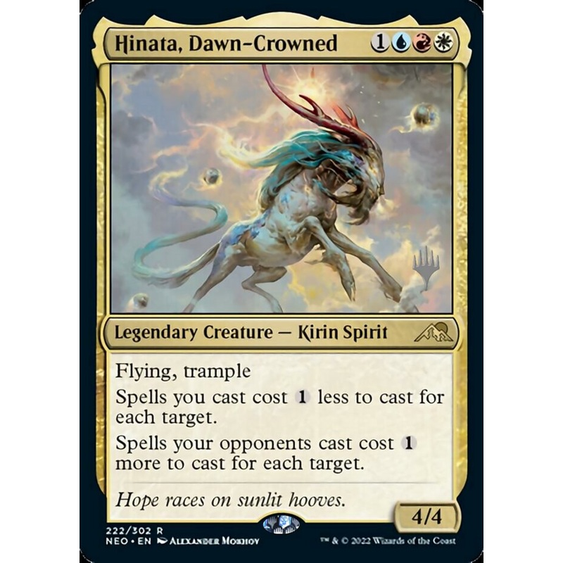 Hinata, Dawn-Crowned (Promo Pack) [Kamigawa: Neon Dynasty Promos]