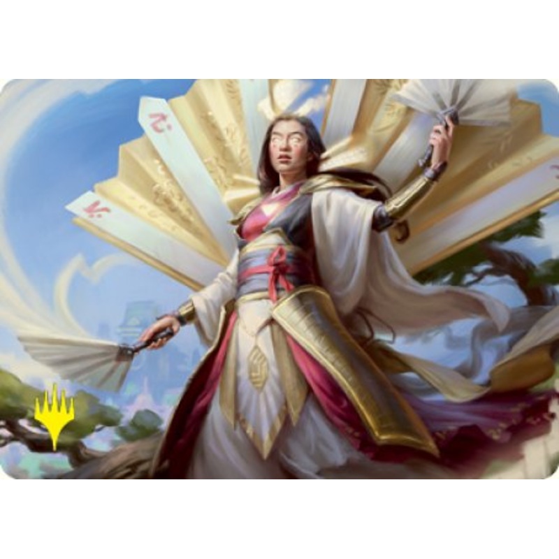 Imperial Subduer Art Card (Gold-Stamped Signature) [Kamigawa: Neon Dynasty Art Series]