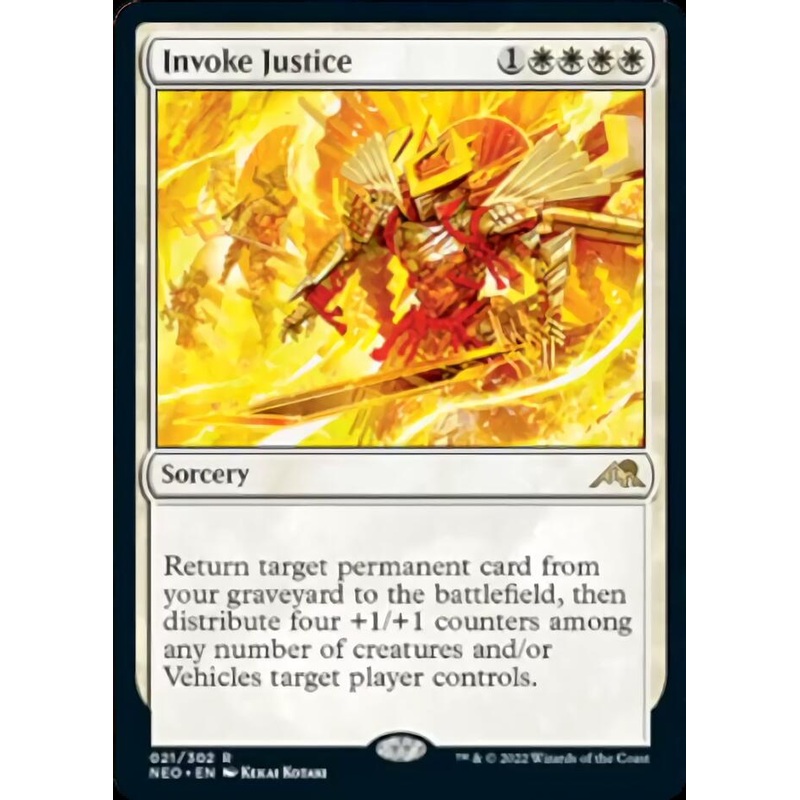 Invoke Justice [Kamigawa: Neon Dynasty]