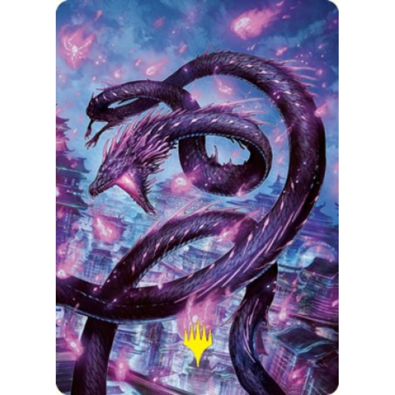 Junji, the Midnight Sky 2 Art Card (Gold-Stamped Signature) [Kamigawa: Neon Dynasty Art Series]