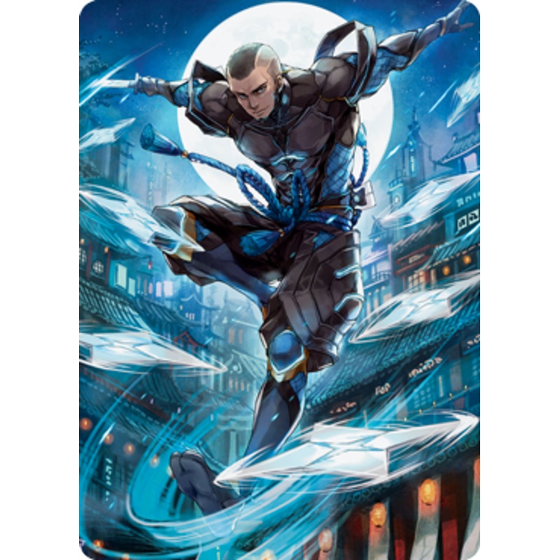 Kaito Shizuki 1 Art Card [Kamigawa: Neon Dynasty Art Series]