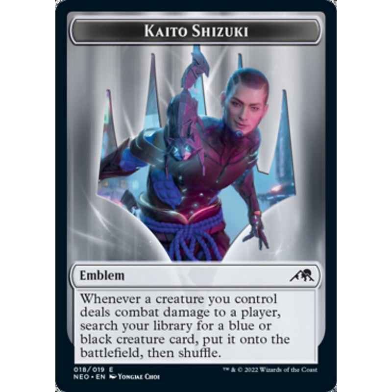 Kaito Shizuki Emblem [Kamigawa: Neon Dynasty Tokens]