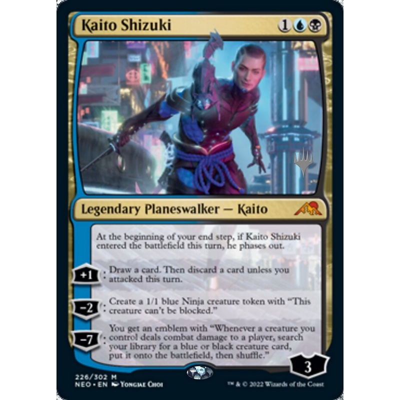Kaito Shizuki (Promo Pack) [Kamigawa: Neon Dynasty Promos]