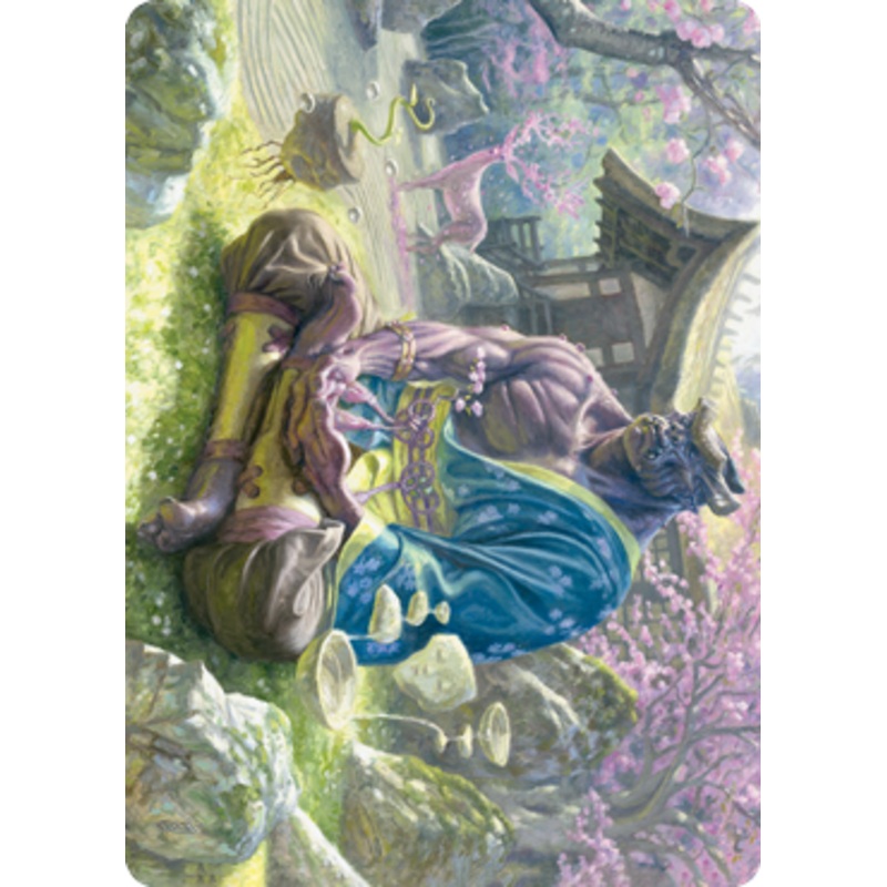 Kosei, Penitent Warlord Art Card [Kamigawa: Neon Dynasty Art Series]