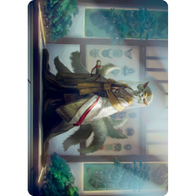 Light-Paws, Emperor's Voice Art Card [Kamigawa: Neon Dynasty Art Series]