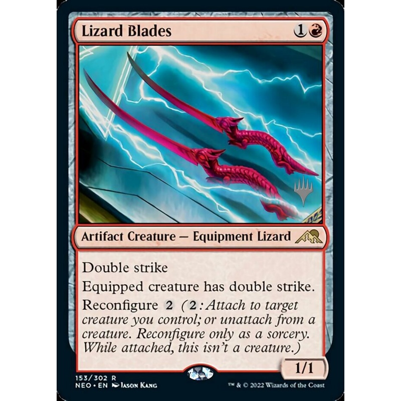 Lizard Blades (Promo Pack) [Kamigawa: Neon Dynasty Promos]