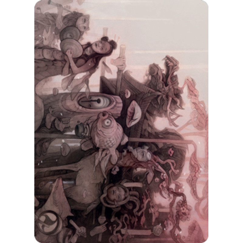 March of Burgeoning Life Art Card [Kamigawa: Neon Dynasty Art Series]