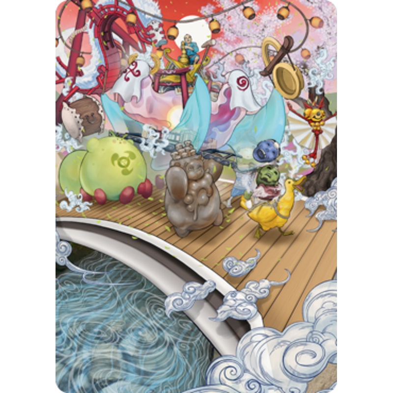 March of Otherworldly Light Art Card [Kamigawa: Neon Dynasty Art Series]