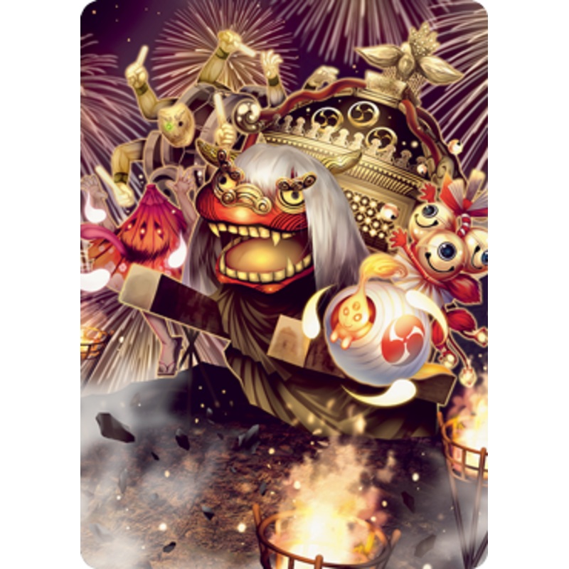 March of Reckless Joy Art Card [Kamigawa: Neon Dynasty Art Series]