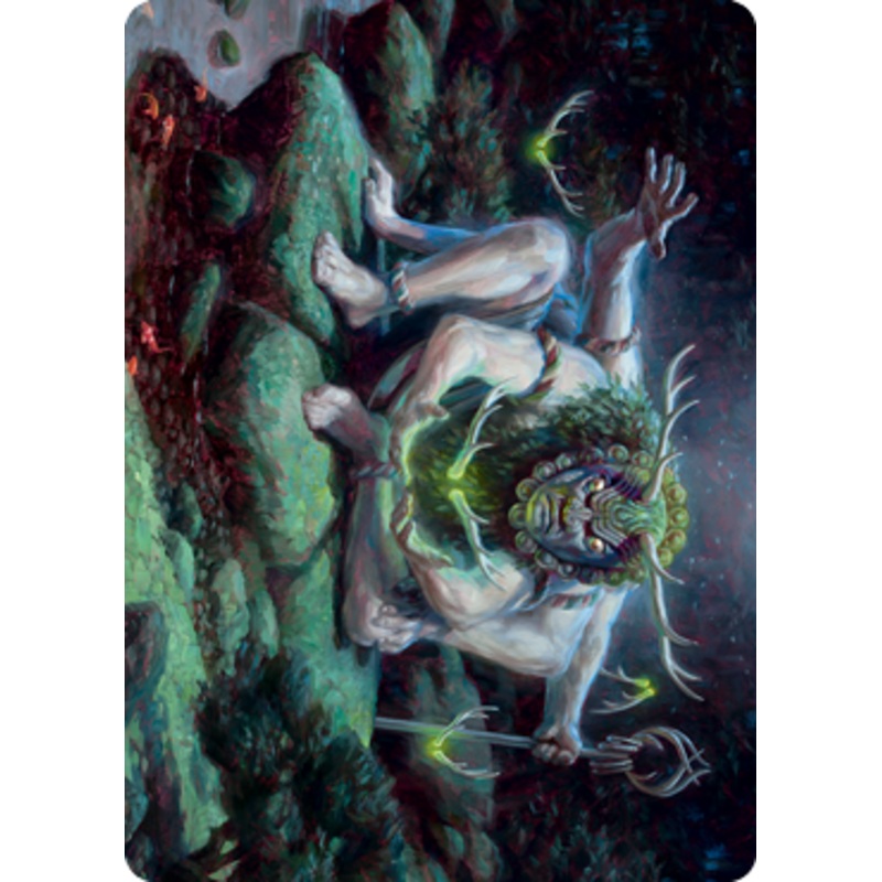 Myojin of Towering Might Art Card [Kamigawa: Neon Dynasty Art Series]