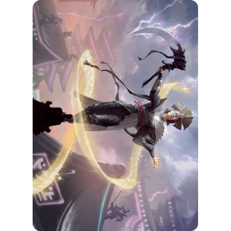 Naomi, Pillar of Order Art Card [Kamigawa: Neon Dynasty Art Series]