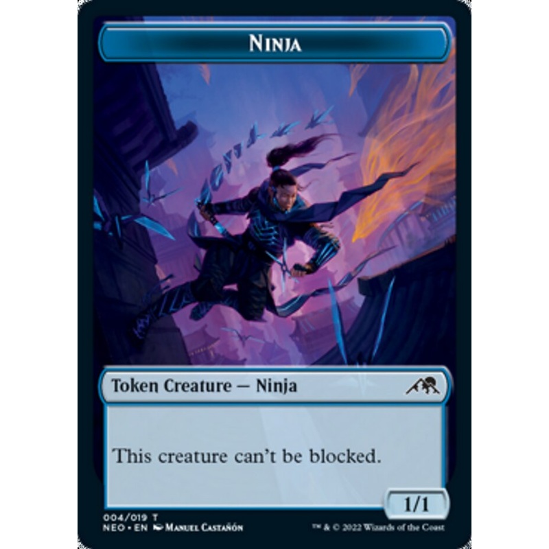 Ninja Token [Kamigawa: Neon Dynasty Tokens]
