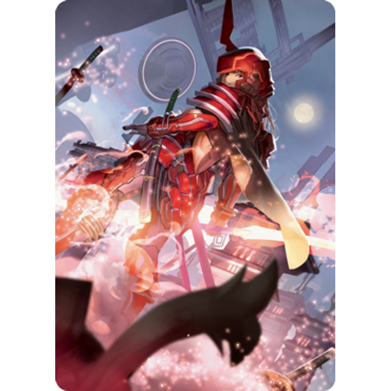Peerless Samurai Art Card [Kamigawa: Neon Dynasty Art Series]