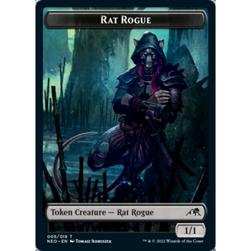 Rat Rogue Token [Kamigawa: Neon Dynasty Tokens]
