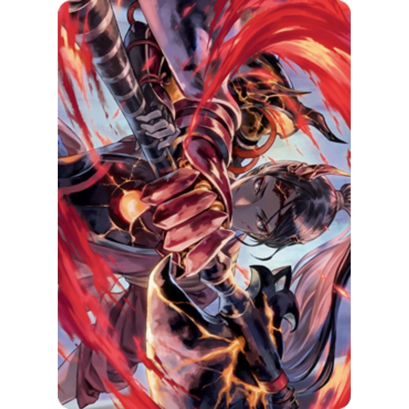 Risona, Asari Commander Art Card [Kamigawa: Neon Dynasty Art Series]