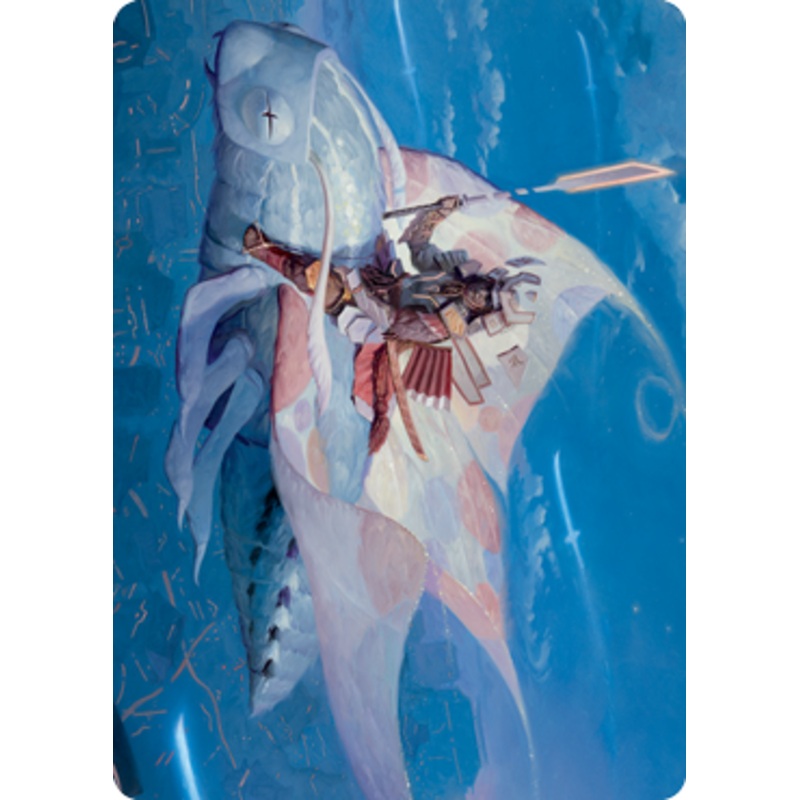 Sky-Blessed Samurai Art Card [Kamigawa: Neon Dynasty Art Series]