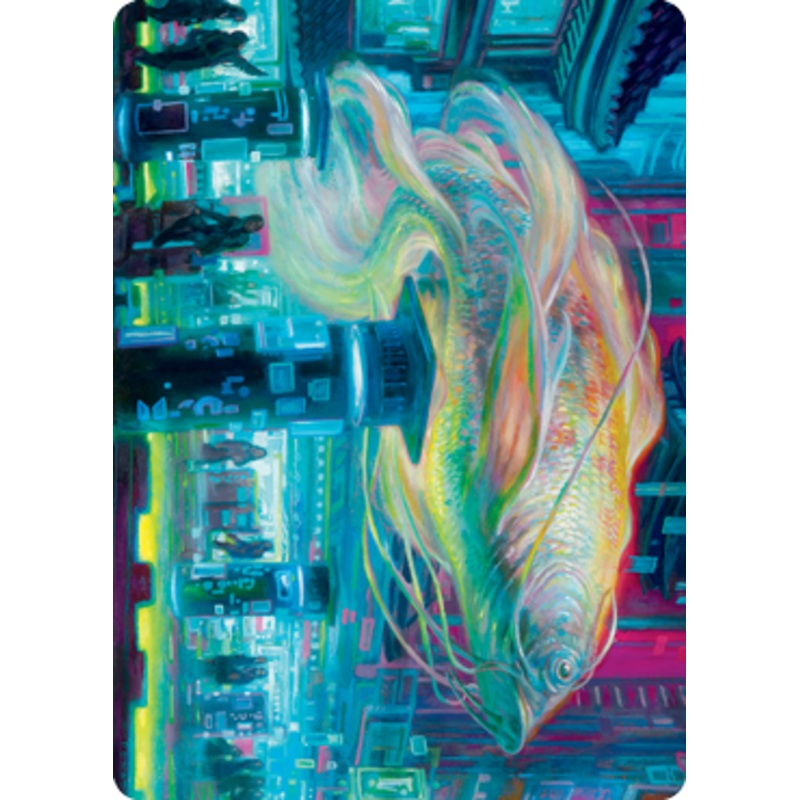 Skyswimmer Koi Art Card [Kamigawa: Neon Dynasty Art Series]